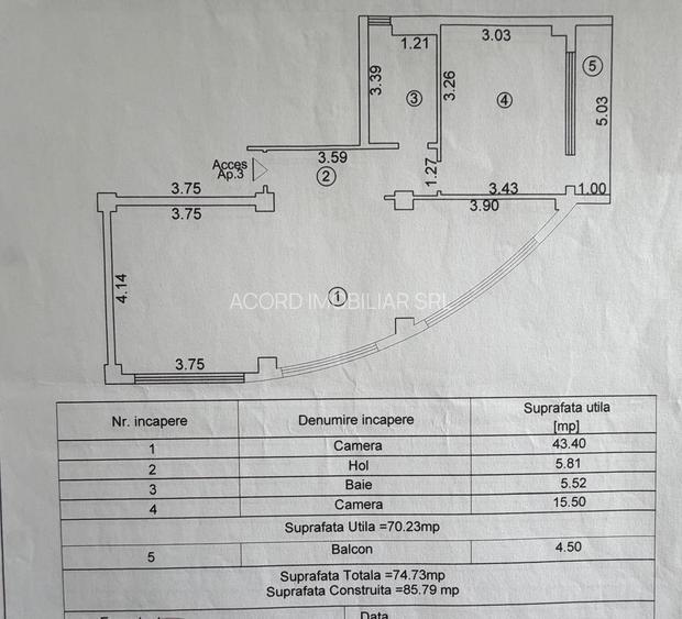 Apartament 2 camere - Tomis Nord - 10