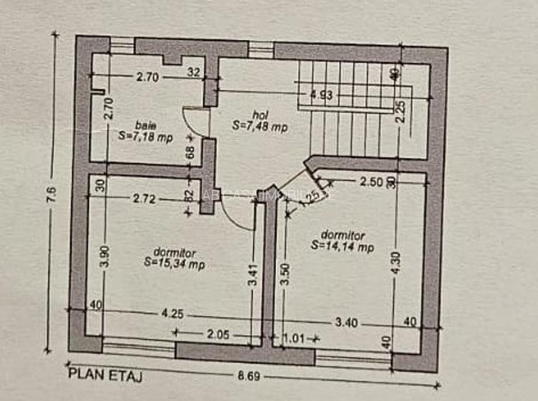 Casă individuală 7 camere, P+E+M, 2000, Timișoara, zona Dâmbovița, comision 0% - 34