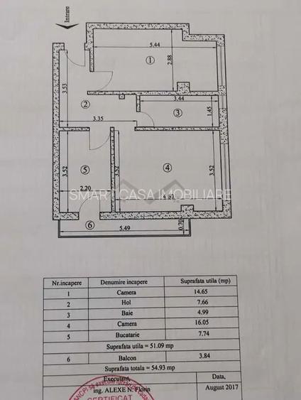 Apartament 2 camere complex Roua Moara de Vant - 1