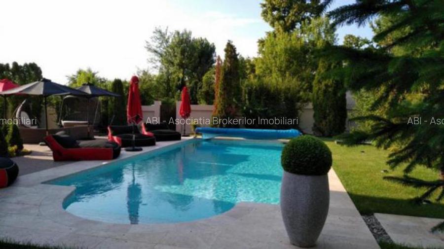Vila cu piscina pe malul Lacului Snagov teren 2000mp 6900eu/luna sau 1950k vanza - 4