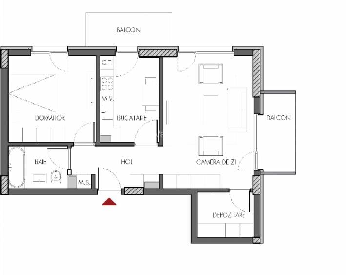 Apartament 2 camere Arbo cu parcare subterana inclusa - 15