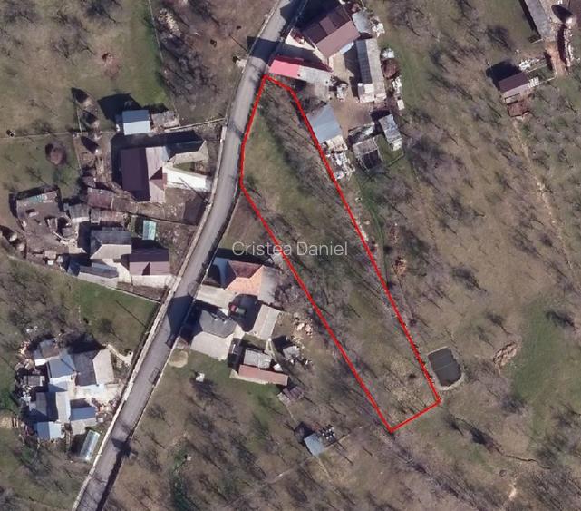 Teren intravilan 2000 mp Fieni – toate utilitatile + drum asfaltat - 8