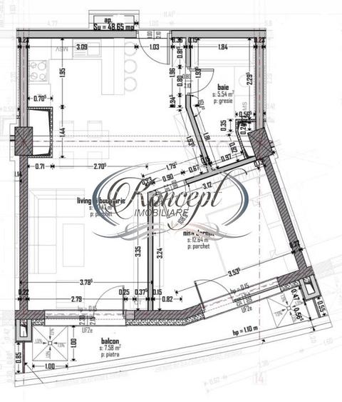 Apartament  finisat in Ansamblul Rezidential Wings - 1