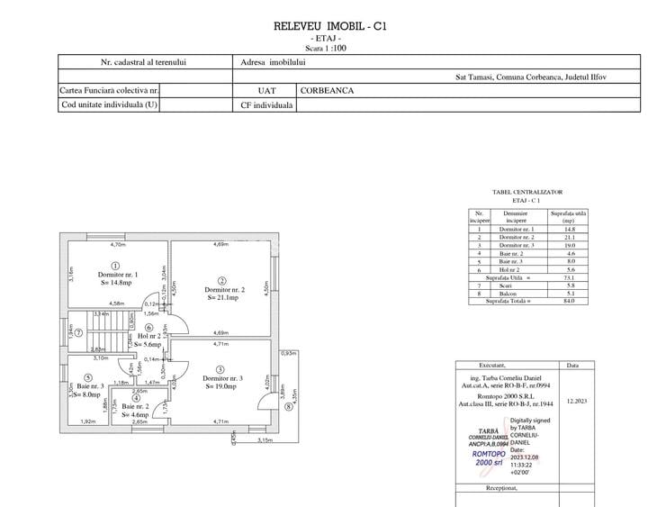 Vila P+1E Corbeanca Tamasi 4 camere | teren 493 mp - 17