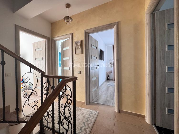 Casa P+1+M. 5 cam. Mobilata-Utilata complet. Teren 205mp - 17