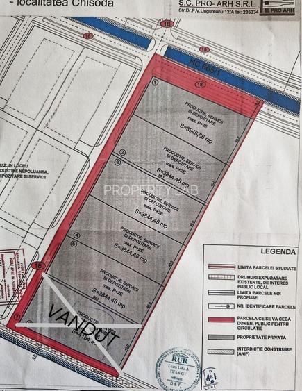 Teren Industrial Zona Șagului- 30 eur mp - 12
