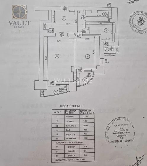 Apartament 2 camere - 3 balcoane-Octavian Goga - 1