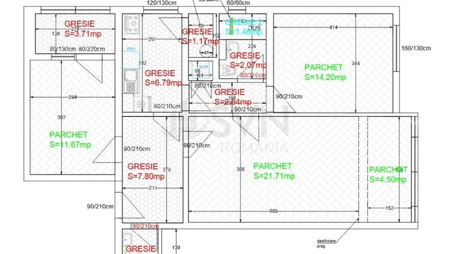 REA1027691 Apartament 3 Camere I De Inchiriat I Domenii - 10