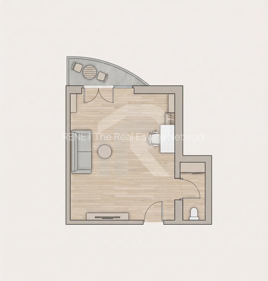 Spatiu birouri Mihalache -Turda in imobil mixt, 33 mp, centrala gaze proprie - 7