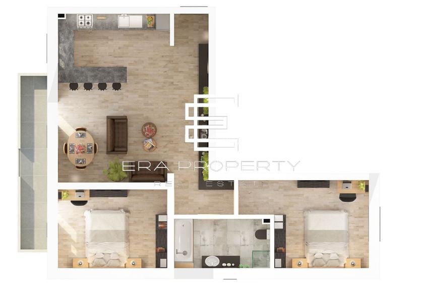 Apartament 3 camere 73 mp , Doamna Stanca, Selimbar - 2