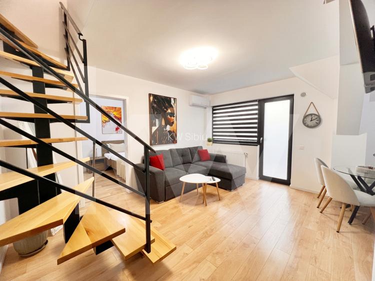 Ap. modern cu 3 cam. complet mobilat și utilat, două băi+loc de parcare - 2