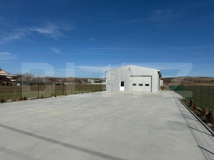 Hala 194 mp utili, platforma betonata 400 mp si teren total de 1.500 mp, Racari - 3