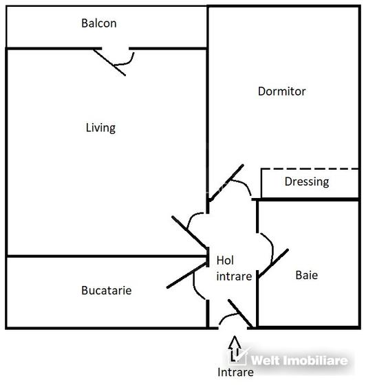 Apartament 2 camere, decomandat, Gheorgheni - Alverna 550 € - 12