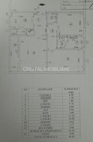 Vanzare apartament 3 camere, 2 bai, metrou, Titan, IOR, 195 - 2