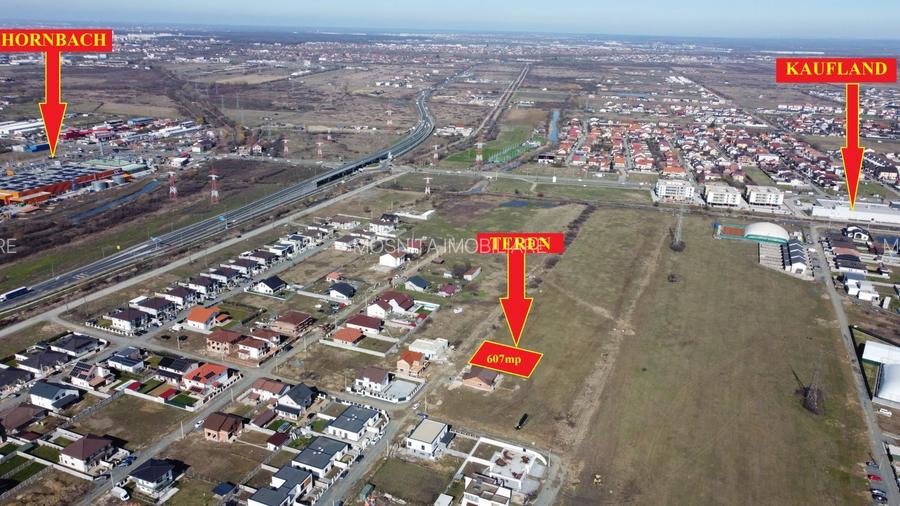 607mp | Teren Mosnita, spate Kaufland | Toate utilitatile - 4
