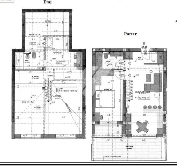 Penthouse Exclusivist cu 4 Camere 3 bai 98,56mp Utili, Zona Vest - 16