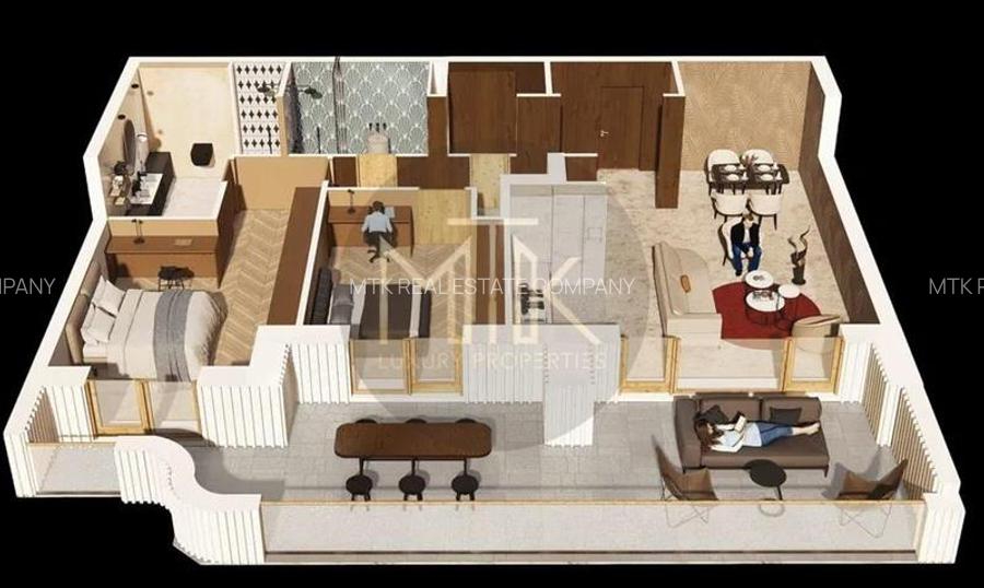 Pipera | Apartament modern, 3 camere, mobilat/utilat LUX - 5