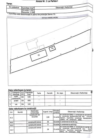 Casa Moderna -  2008 - 100 MP utili - 1280 MP Curte - 4 Camere - NOU - 1