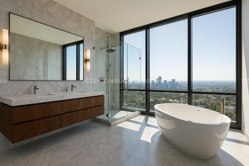 PENTHOUSE PANORAMIC – Etaj 9 | 4 Dormitoare | 5 Băi | Living 103 mp - 7