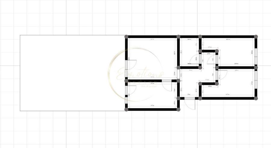 NOU | Casă cu 3 camere + mansardă | CURTE PRIVATĂ ÎNTR-O ZONĂ REZIDENȚIALĂ - 1