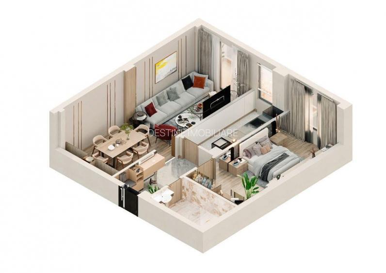 Proiect NOU - Apartamente de vanzare - Valea Lupului Bloc 4 etaje cu lift - 7