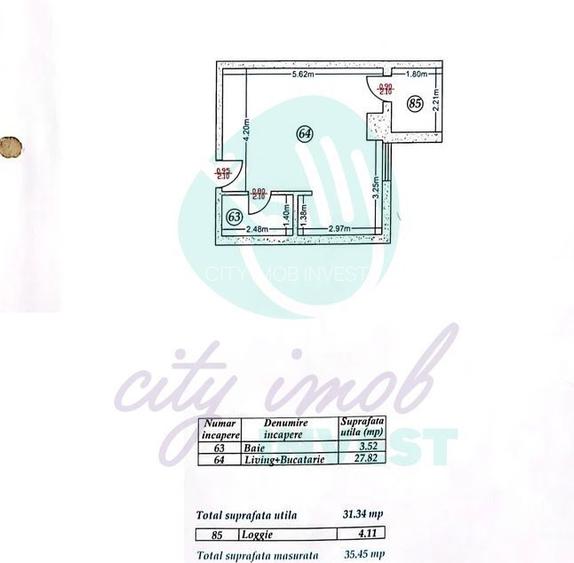 Garsoniera modernă Rond Alba Iulia | Bloc 2016 | Centrala proprie - 3