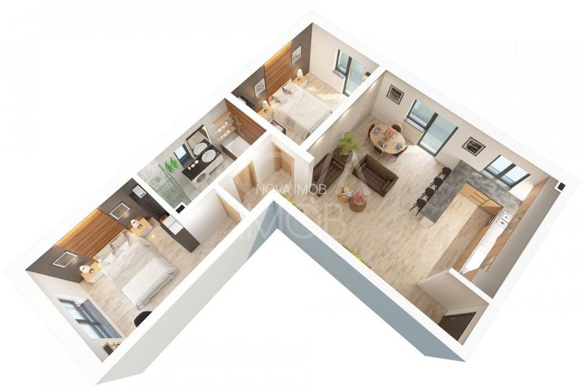 Apartament 3 camere, 2 bai + camara - Str. Doamna Stanca - 6