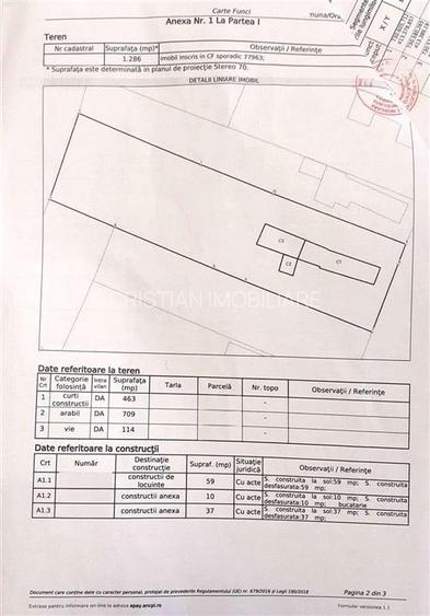 Casa 4 camere, teren 1286 mp, deschidere 18 m, Chiscani - 4