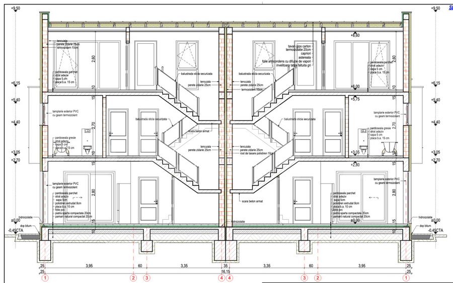 Casa tip duplex de lux P+2, priveliste superba spre munti, 10 camere - Ghimbav - 10