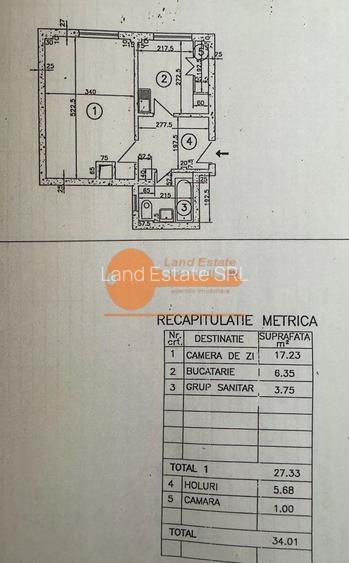 Garsonieră decomandată | Gorjului – 2 min metrou - 1