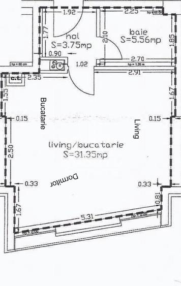 Apartament cu o camera,bloc nou,etaj intermediar, zona Soarelui - 10