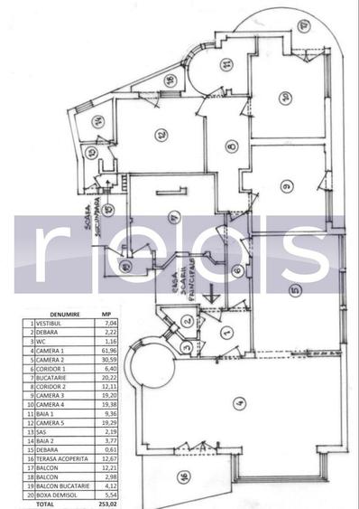 APARTAMENT 5 CAMERE | 221MP   | BLV LASCAR CATARGIU | - 1