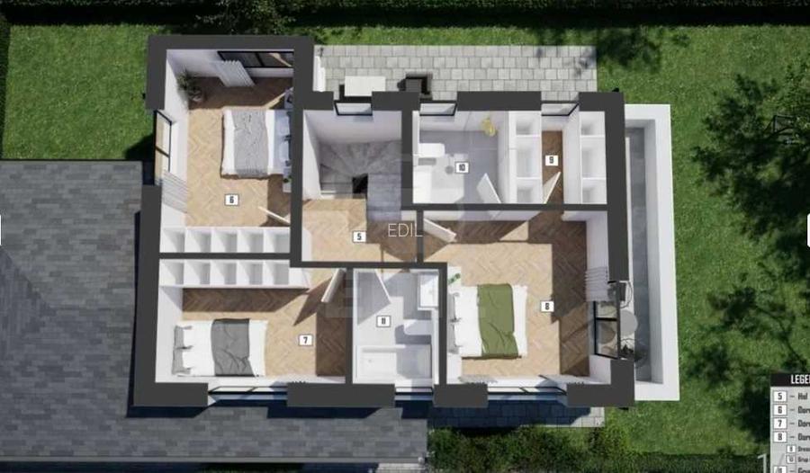 Casă individuală premium în zonă ultracentrală Florești | Construcție nouă | - 7