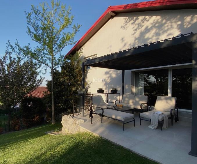 Proprietate pe stradă privatǎ, complet mobilată, curte matură, terasă  - 2