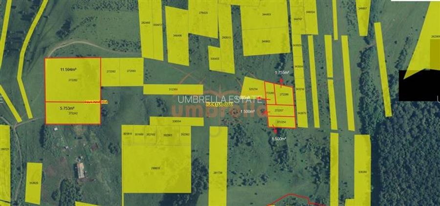 Teren de vanzare in Cluj-Napoca, Strada Soporului 5.753m²/37€ m² - 6