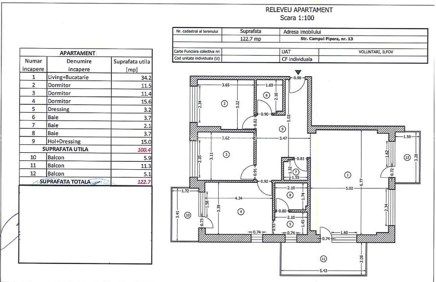 Padurea Baneasa | Apartament 3 camere, Prima inchiriere, Loc de parcare - 1