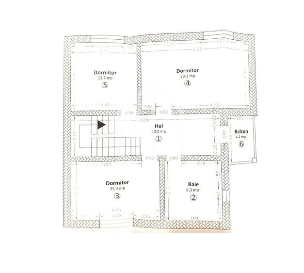 Casa individuala cu 5 camere, 159mp utili, teren 300mp, pivnita 30mp - 2