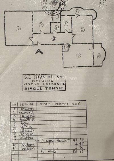 Nerva Traian-strada Alexandru Vlahuta-apartament 3 camere - 9