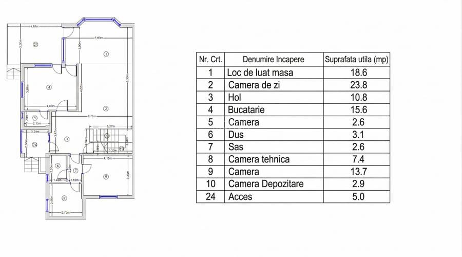 Casa 5 camere 220mp | 0 comision | Campul Pipera langa Cortina North - 5