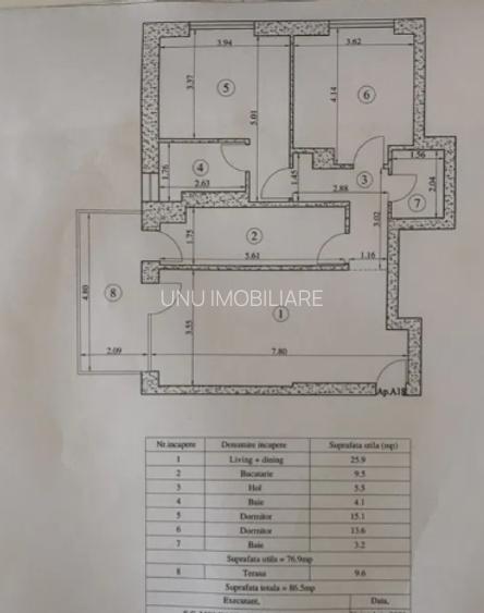 SILK DISTRICT - 3 CAMERE DECOMANDAT - 2 BAI - BLOC NOU INTABULAT - ETAJ INTERMED - 3