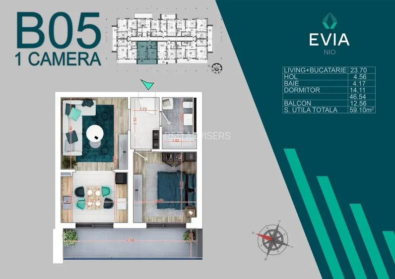 Theodor Pallady Apartament 2 camere Nicolae Teclu - 5