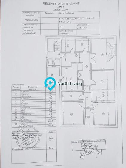 4 camere tip vila | Boxa | 144 mp utili - 14