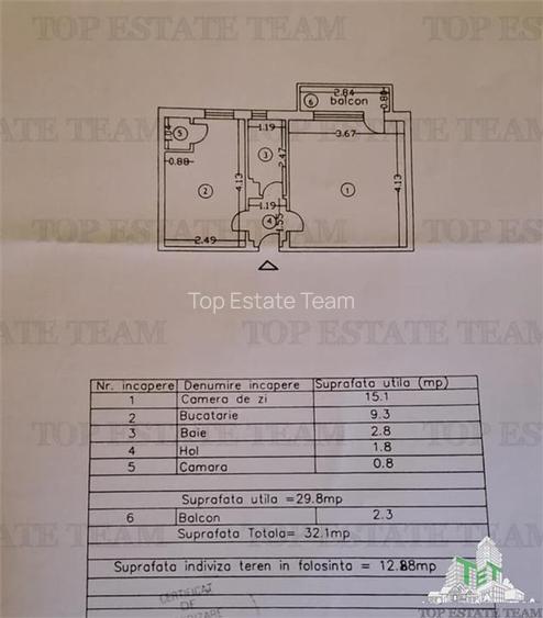 Apartament 1 camera - centru - Braila - vanzare - 6