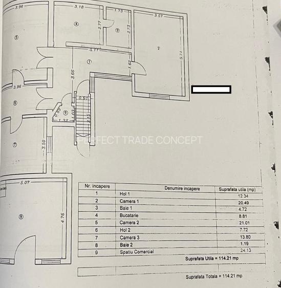 Casa D+P si Spatiu Comercial Zona Ultracentrala Tomis Mall - 43