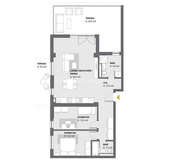 PENTHOUSE NOU, OCUPABIL IMEDIAT, COMISION 0% - 3