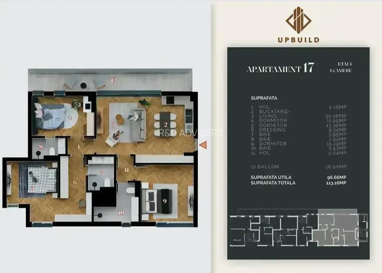 Apartament 4 Camere, Bloc Nou, Finisaje Premium, Comision 0% - 8