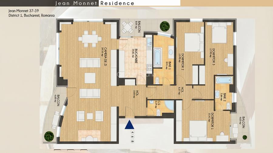 Primăverii. Jean Monnet. Particular. Zero comision. Zero TVA. Parcare subterana. - 13