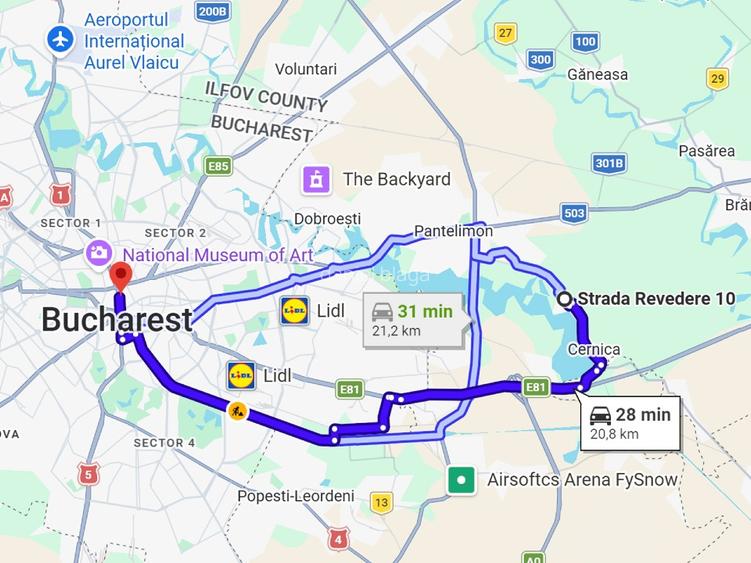 Teren de vânzare Cernica Ilfov 500 mp intravilan – proprietar, utilități, padure - 2