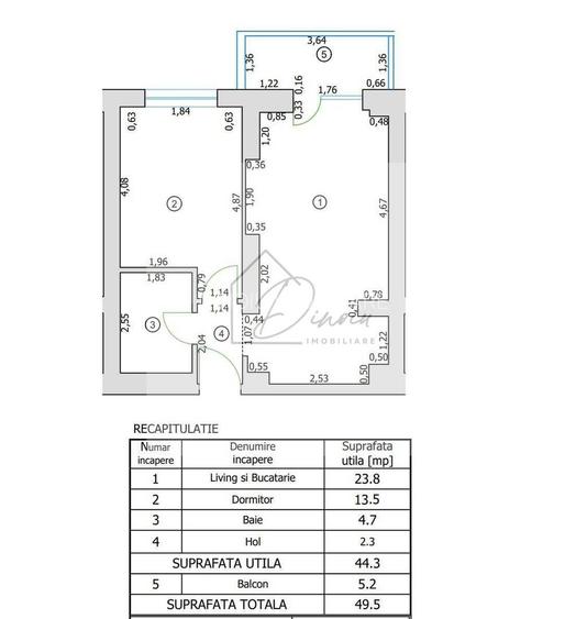 Apartament 2 camere Cortina North Pipera I COM 0% - 2