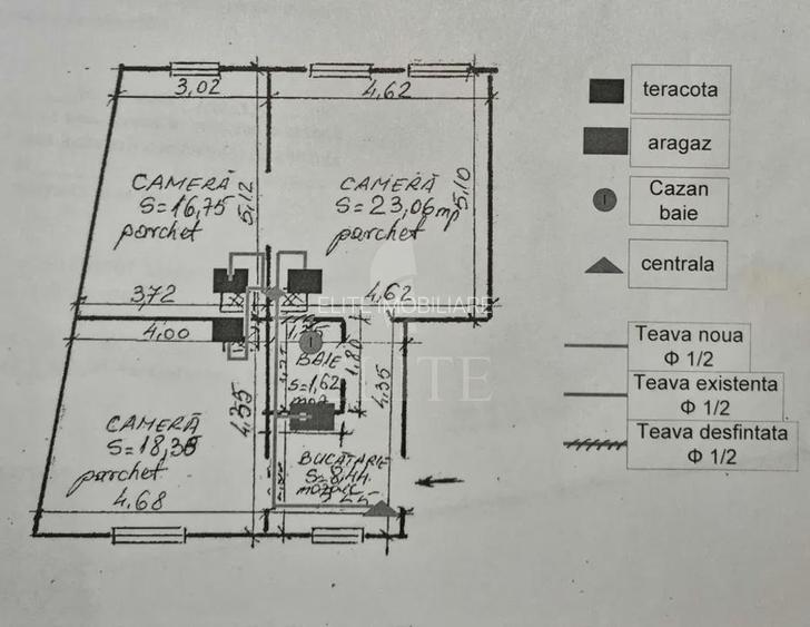 Apartament 3 camere în zona SEMICENTRALA - 14